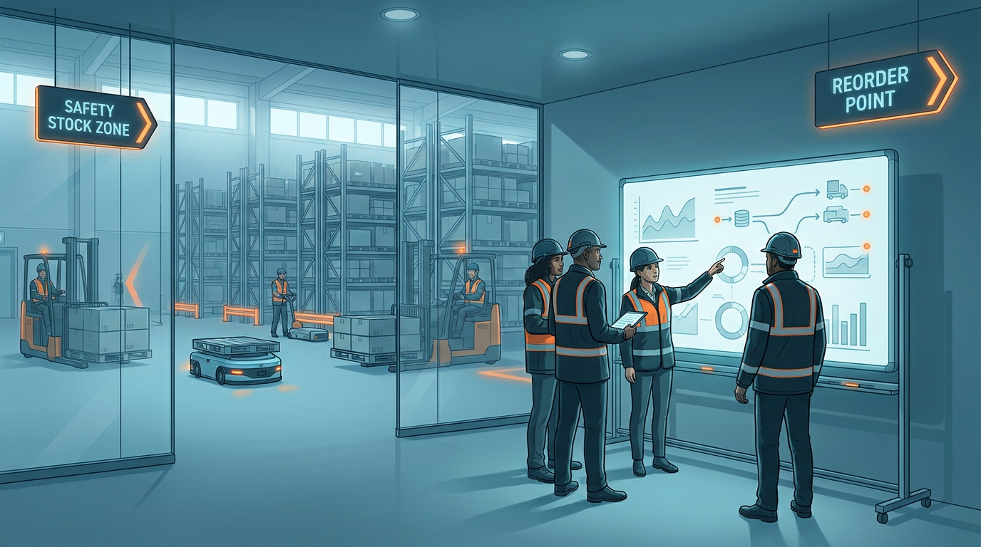 Safety Stock and Reorder Points for UK Warehouses